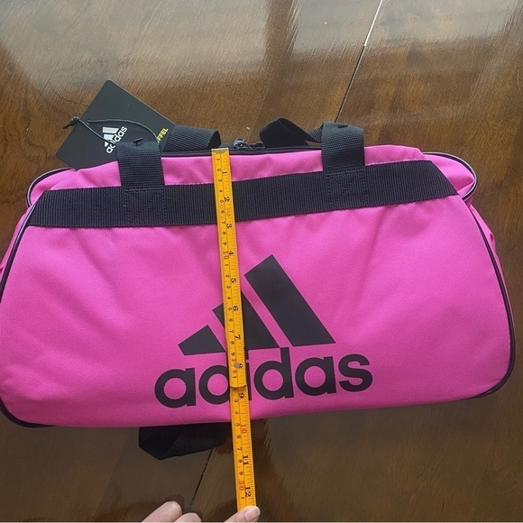 ADIDAS DIABLO SMALL DUFFEL Gym Bag adjustable shoulder strap padded haul handle - Picture 7 of 13